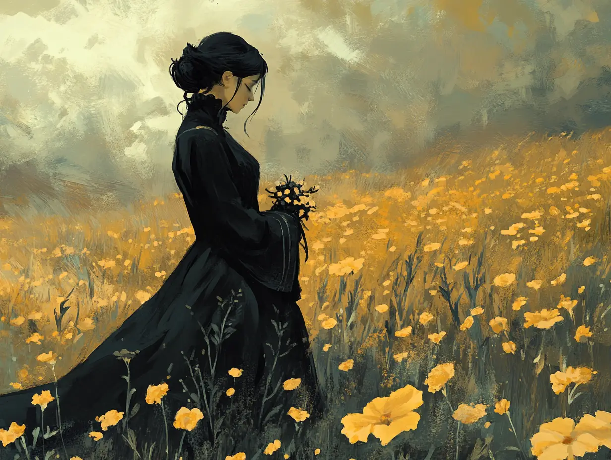 A person reviewing documents on a table while preparing a digital legacy plan.